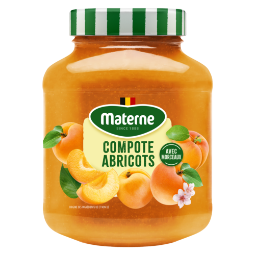 Compote d'abricots Materne
