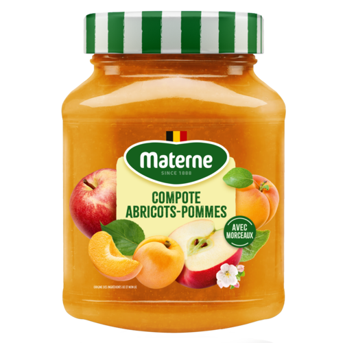 Compote Materne <br>Appels - Abrikozen