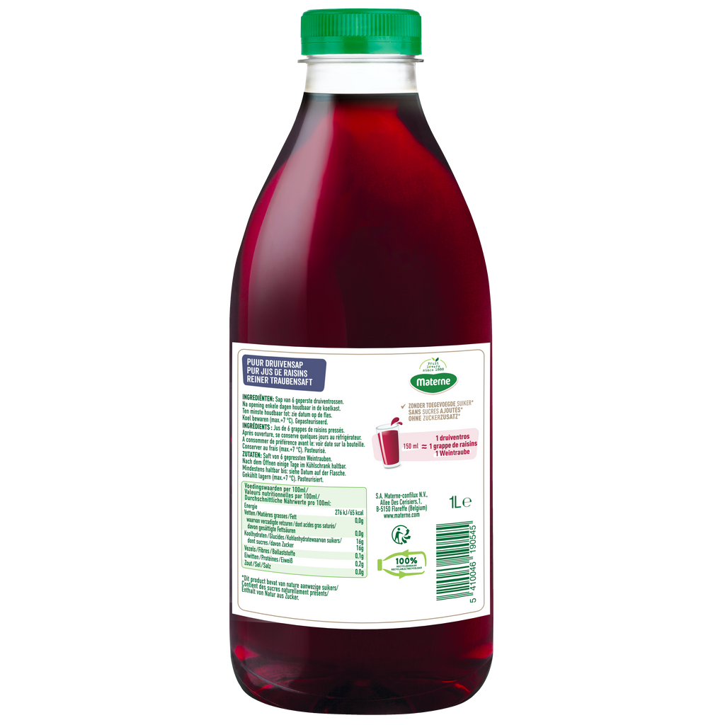 Jus de raisin pressé - DLC 18/08/25