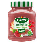 Mousseline DUO Materne <br>Pommes Framboises