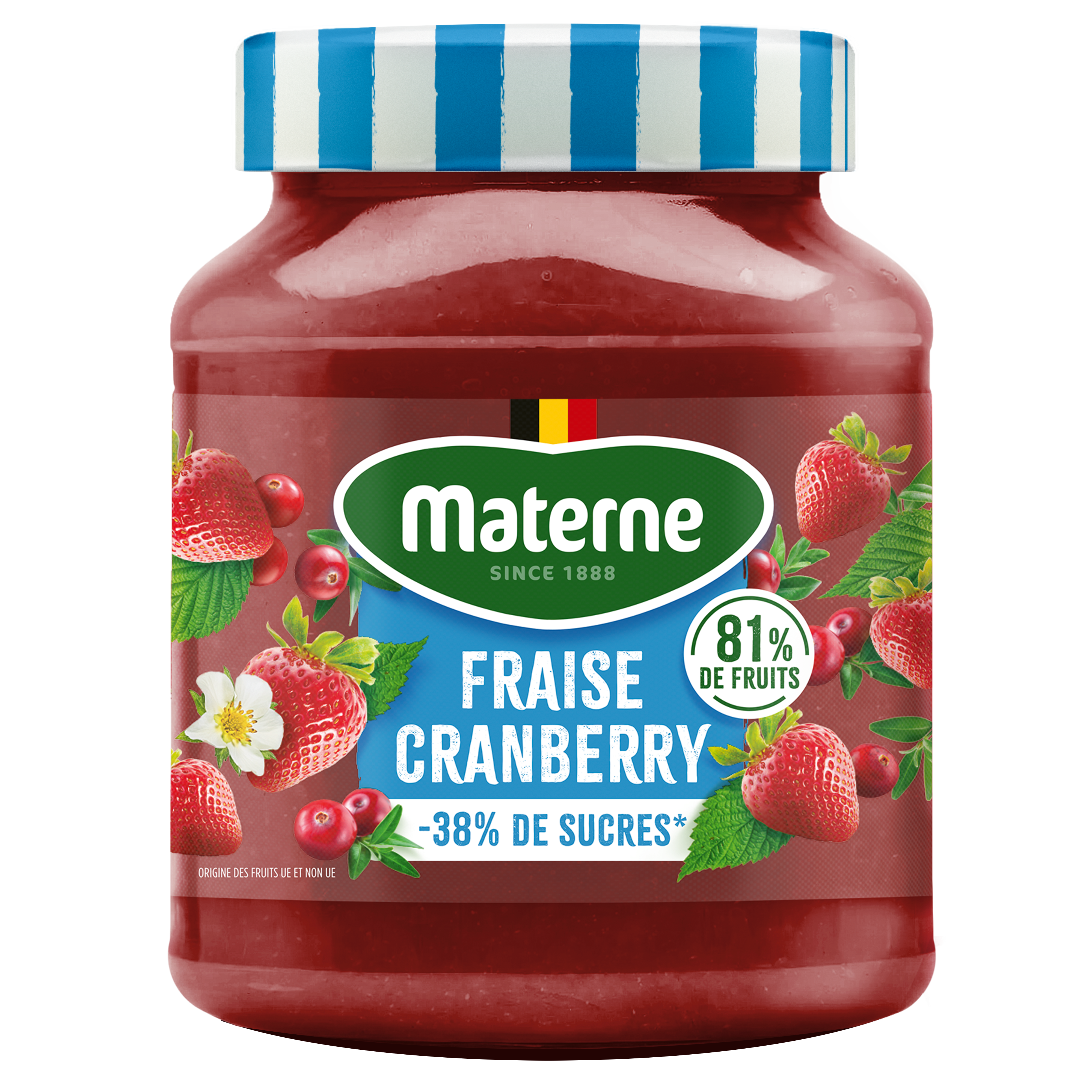 Fruits à tartiner Materne<br>Fraise-Cranberry