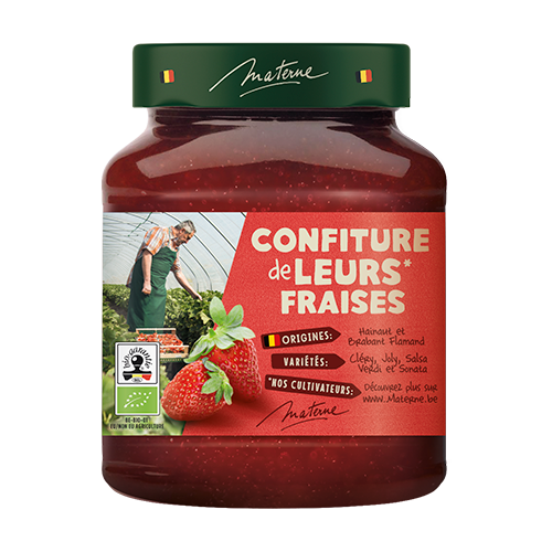 confiture de leurs fruits fraises materne