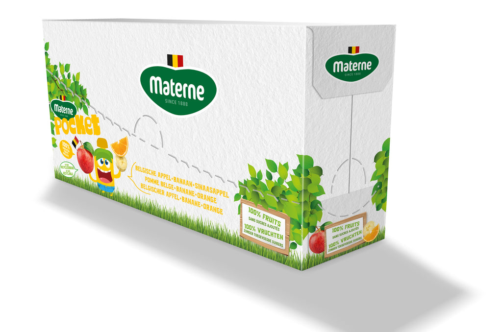 Materne Pocket<br>Belgische appel - Banaan - Sinaasappel
