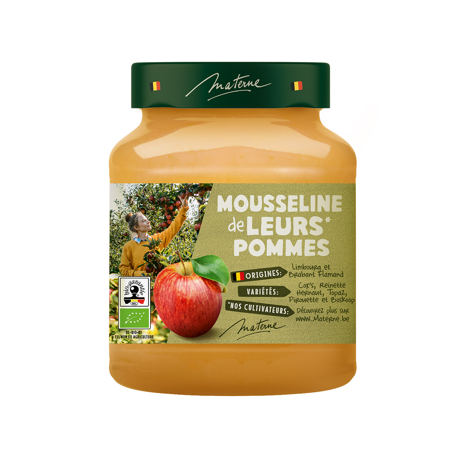 Mousseline de pommes belges<br> de leurs fruits > DLC - 05.2024