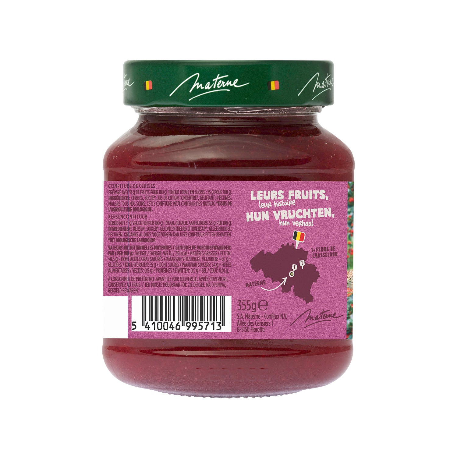 Confiture de leurs fruits<br>Cerises
