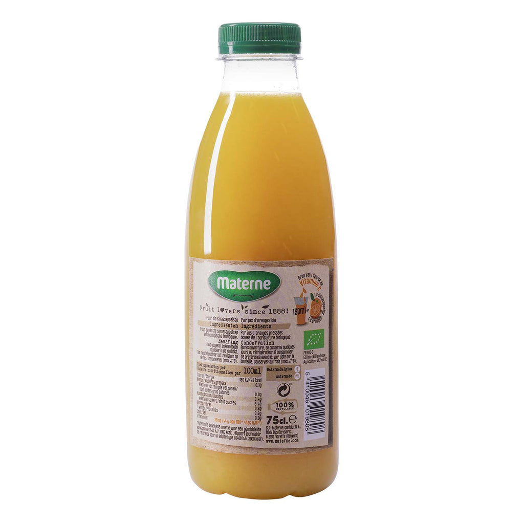 Jus Materne BIO - orange pressée - DLC 30/06/25